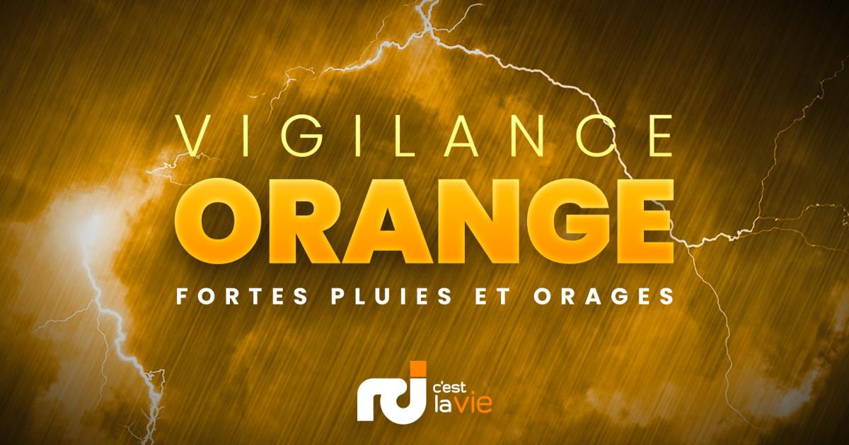 Vigilance orange en Martinique pour fortes pluies et orages cette nuit